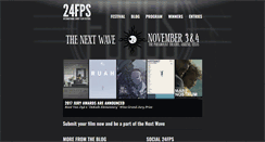 Desktop Screenshot of 24fpsfest.com